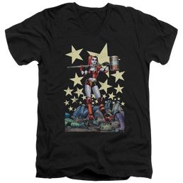 Batman Hammer Time - Men's V-Neck T-Shirt Men's V-Neck T-Shirt Harley Quinn   