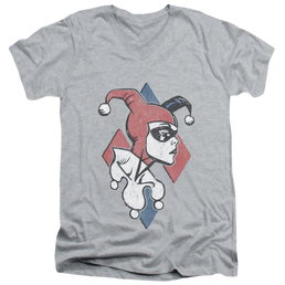 Batman Profiling - Men's V-Neck T-Shirt Men's V-Neck T-Shirt Harley Quinn   