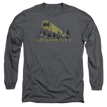 Batman Gotham Skyline - Men's Long Sleeve T-Shirt Men's Long Sleeve T-Shirt Batman   