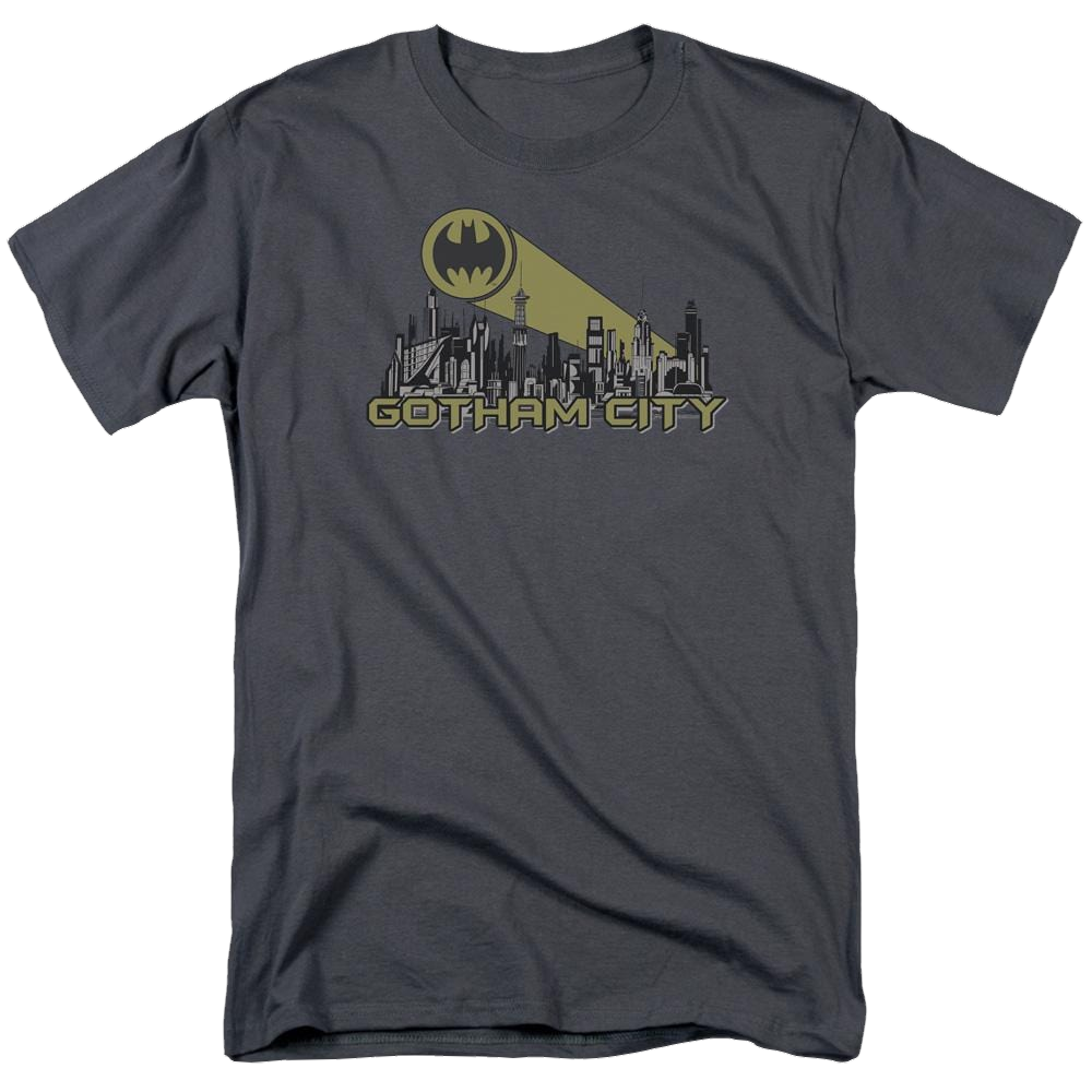 Batman Gotham Skyline - Men's Regular Fit T-Shirt Men's Regular Fit T-Shirt Batman   