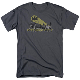 Batman Gotham Skyline - Men's Regular Fit T-Shirt Men's Regular Fit T-Shirt Batman   
