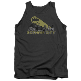 Batman Gotham Skyline Men's Tank Men's Tank Batman   