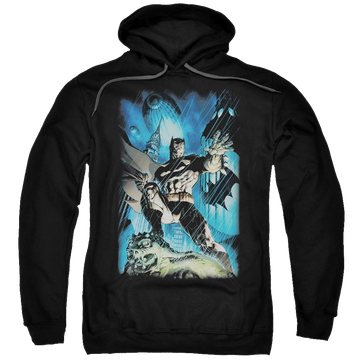 Batman Stormy Dark Knight - Pullover Hoodie Pullover Hoodie Batman   