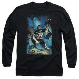 Batman Stormy Dark Knight - Men's Long Sleeve T-Shirt Men's Long Sleeve T-Shirt Batman   
