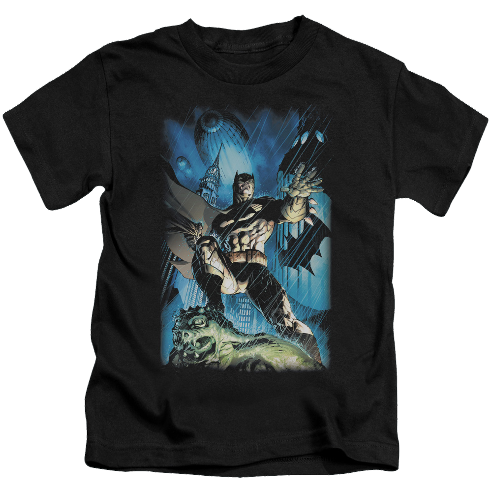 DC Batman Stormy Dark Knight - Kid's T-Shirt Kid's T-Shirt (Ages 4-7) Batman   