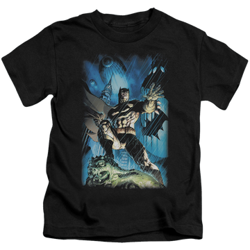 DC Batman Stormy Dark Knight - Kid's T-Shirt Kid's T-Shirt (Ages 4-7) Batman   