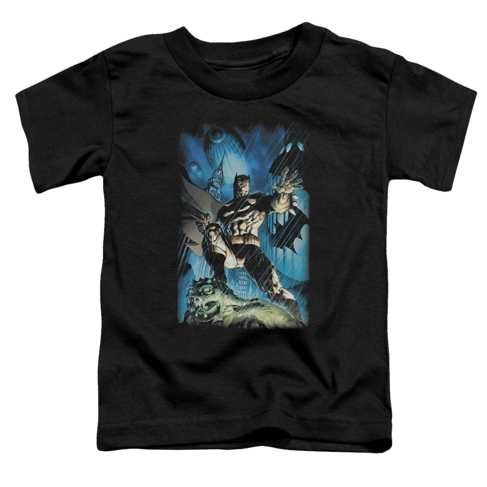 DC Batman Stormy Dark Knight - Toddler T-Shirt Toddler T-Shirt Batman   