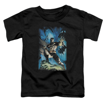 DC Batman Stormy Dark Knight - Toddler T-Shirt Toddler T-Shirt Batman   