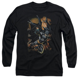 Batman Grapple Fire - Men's Long Sleeve T-Shirt Men's Long Sleeve T-Shirt Batman   