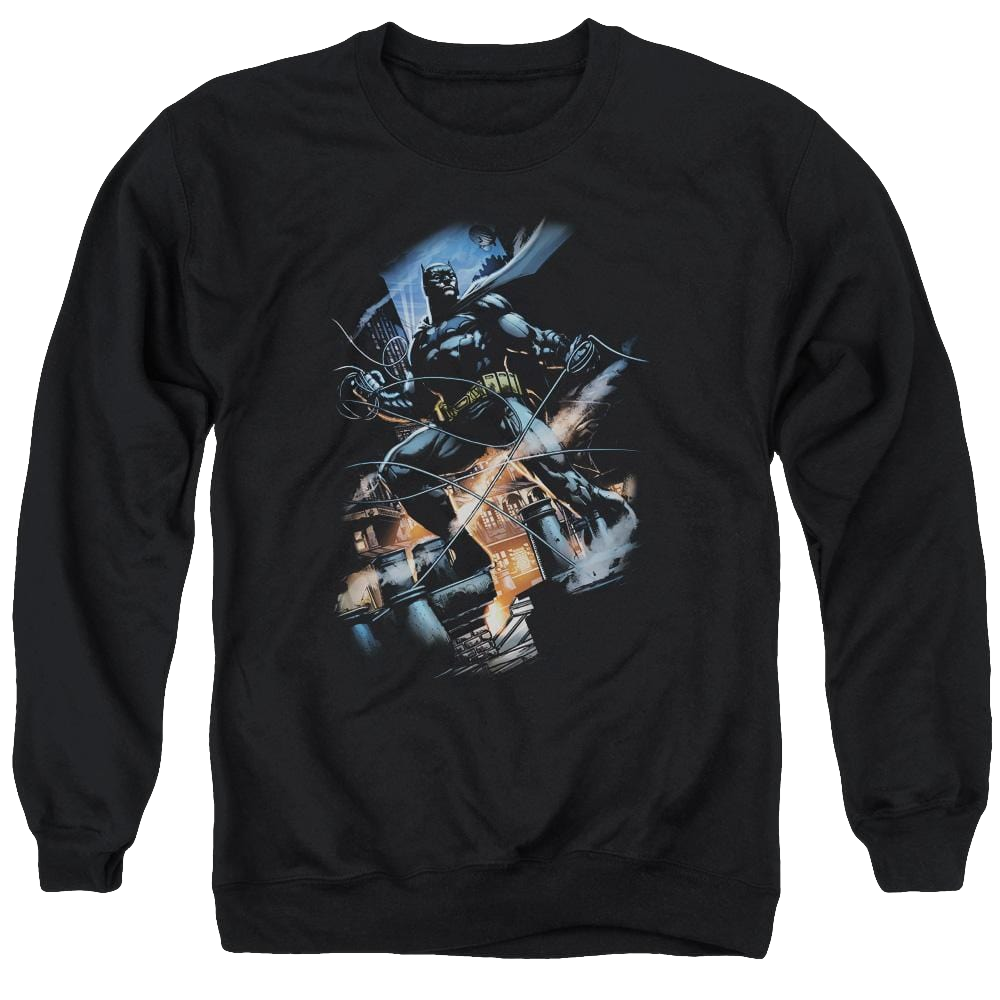 Batman Gotham Knight - Men's Crewneck Sweatshirt Men's Crewneck Sweatshirt Batman   