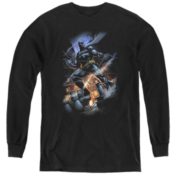 Dc Batman Gotham Knight - Youth Long Sleeve T-Shirt Youth Long Sleeve T-Shirt Batman   
