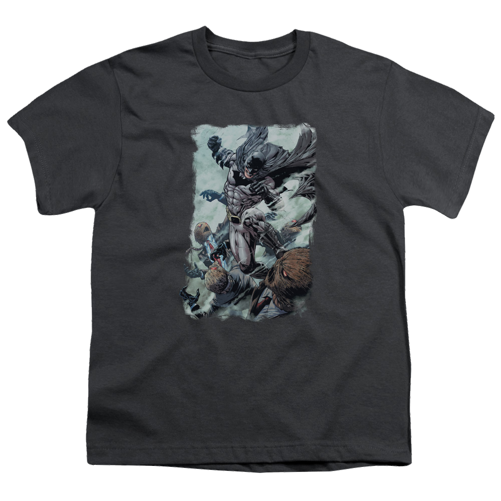 DC Batman Punch - Youth T-Shirt Youth T-Shirt (Ages 8-12) Batman   