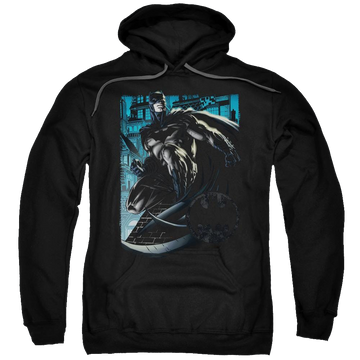 Batman Knight Falls In Gotham - Pullover Hoodie Pullover Hoodie Batman   