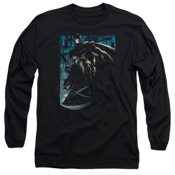 Batman Knight Falls In Gotham - Men's Long Sleeve T-Shirt Men's Long Sleeve T-Shirt Batman   