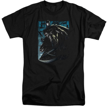 Batman Knight Falls In Gotham - Men's Tall Fit T-Shirt Men's Tall Fit T-Shirt Batman   