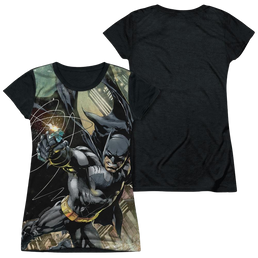 Batman Catch - Juniors Black Back T-Shirt Juniors Black Back T-Shirt Batman   