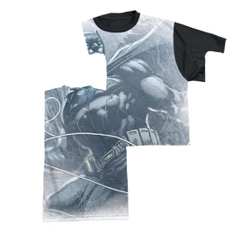 Batman - Protector Adult Black Back 100% Poly T-Shirt Men's Black Back T-Shirt Batman   