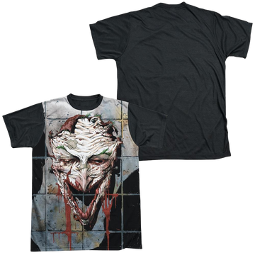 Joker Batman Smile men's black back t-shirt