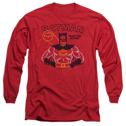 Batman Ready For Action - Men's Long Sleeve T-Shirt Men's Long Sleeve T-Shirt Batman   