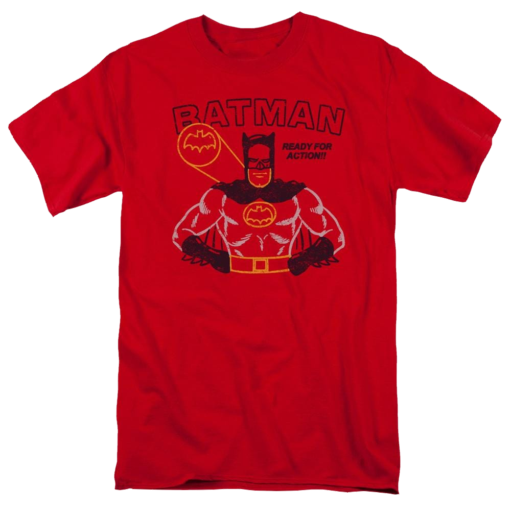 Batman Ready For Action - Men's Regular Fit T-Shirt Men's Regular Fit T-Shirt Batman   