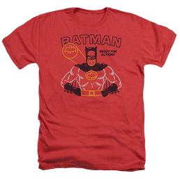 Batman Ready For Action - Men's Heather T-Shirt Men's Heather T-Shirt Batman   