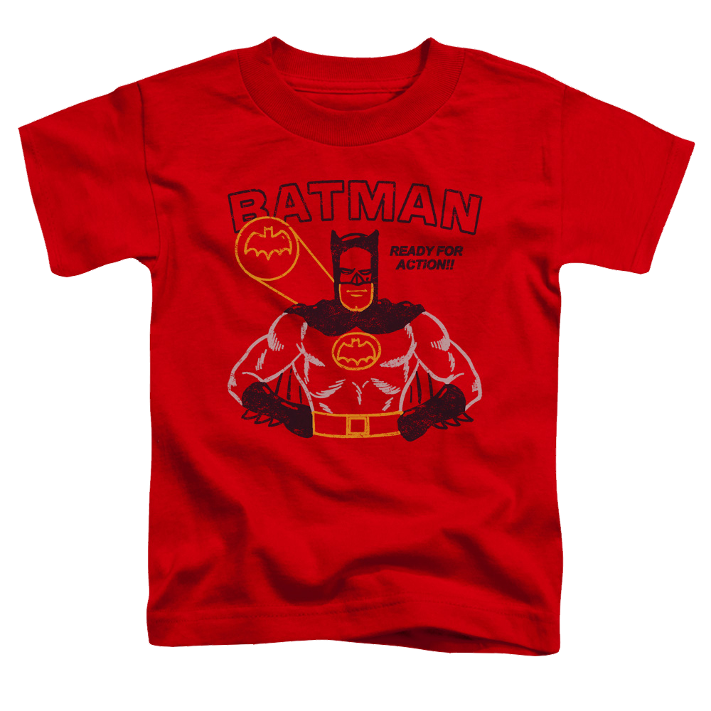 DC Batman Ready For Action - Kid's T-Shirt Kid's T-Shirt (Ages 4-7) Batman   