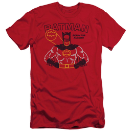 Batman Ready For Action - Men's Slim Fit T-Shirt Men's Slim Fit T-Shirt Batman   