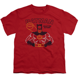 DC Batman Ready For Action - Youth T-Shirt Youth T-Shirt (Ages 8-12) Batman   
