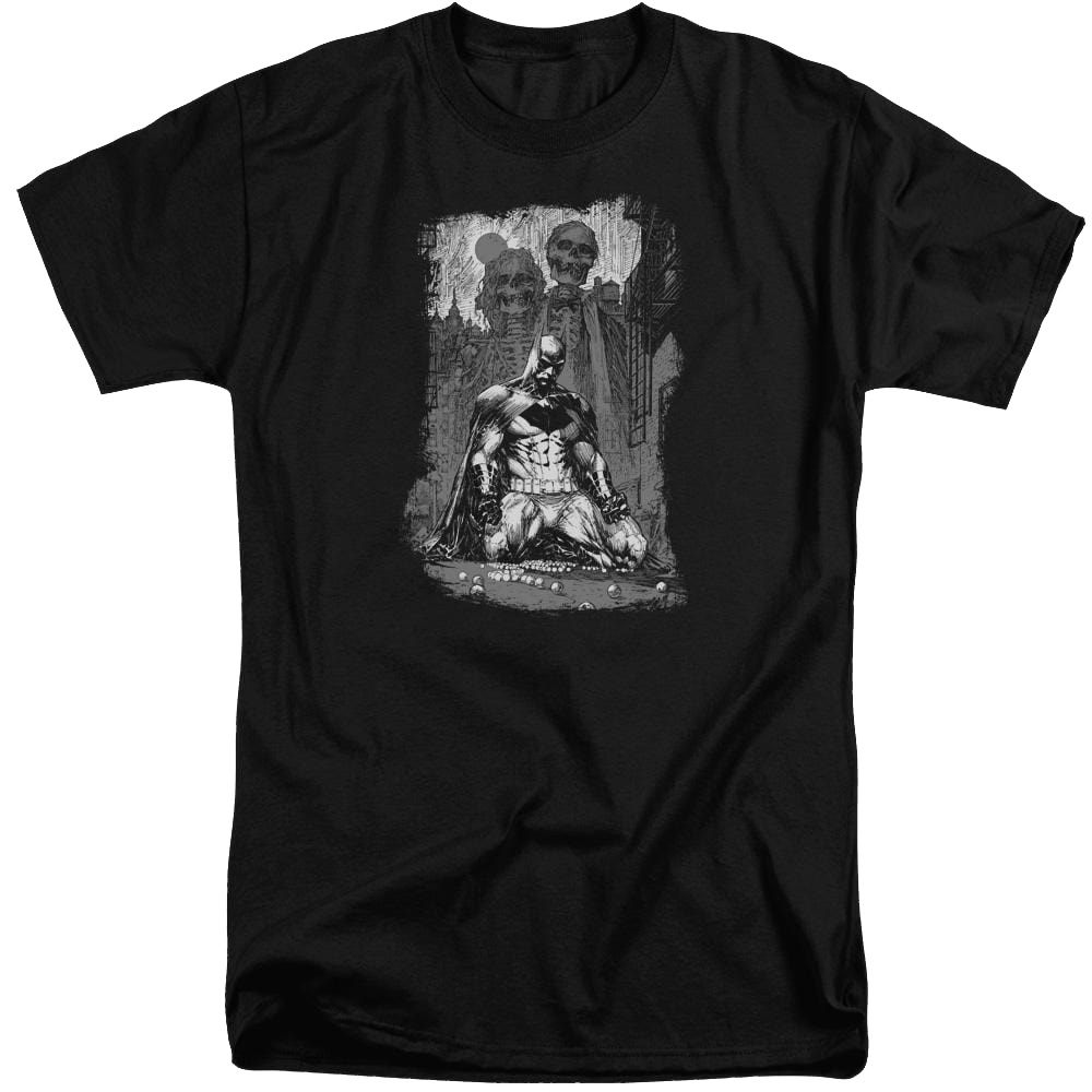 Batman Sketchy Shadows - Men's Tall Fit T-Shirt Men's Tall Fit T-Shirt Batman   