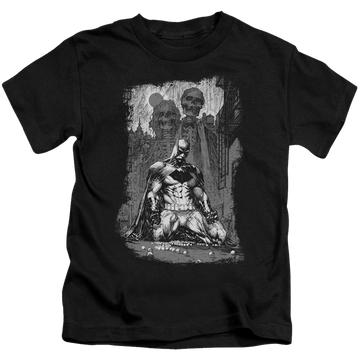 DC Batman Sketchy Shadows - Kid's T-Shirt Kid's T-Shirt (Ages 4-7) Batman   
