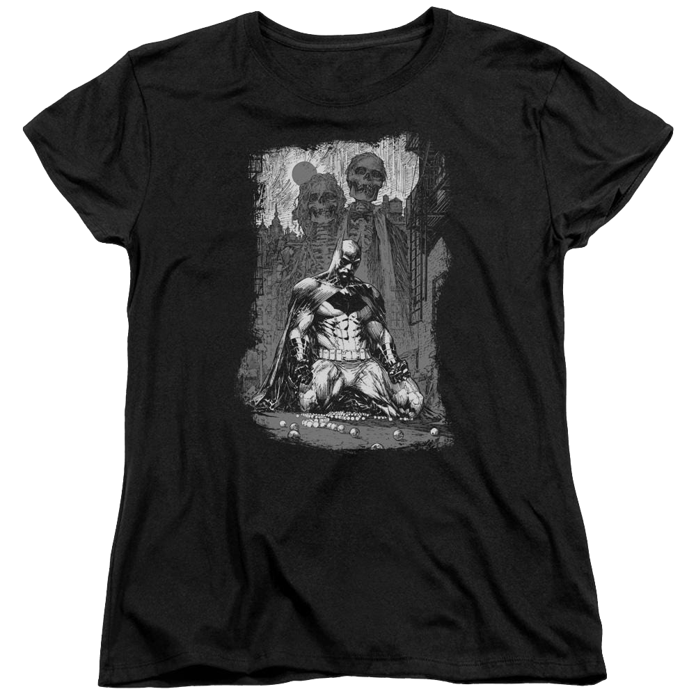 Batman Sketchy Shadows - Women's T-Shirt Women's T-Shirt Batman   