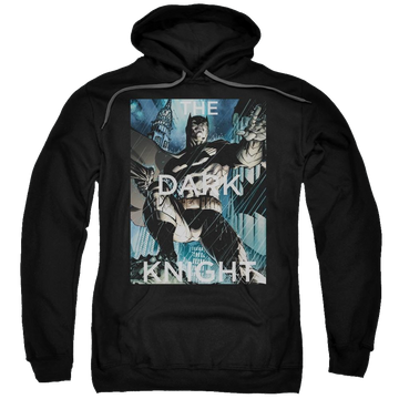 Batman Fighting The Storm - Pullover Hoodie Pullover Hoodie Batman   