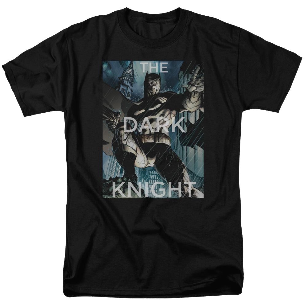 Batman Fighting The Storm - Men's Regular Fit T-Shirt Men's Regular Fit T-Shirt Batman   