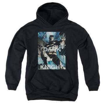 DC Batman Fighting The Storm - Youth Hoodie Youth Hoodie (Ages 8-12) Batman   