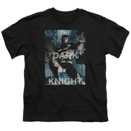 DC Batman Fighting The Storm - Youth T-Shirt Youth T-Shirt (Ages 8-12) Batman   