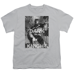 DC Batman Fighting The Storm - Youth T-Shirt Youth T-Shirt (Ages 8-12) Batman   