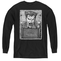Joker, The Joker Inmate - Youth Long Sleeve T-Shirt Youth Long Sleeve T-Shirt Joker   