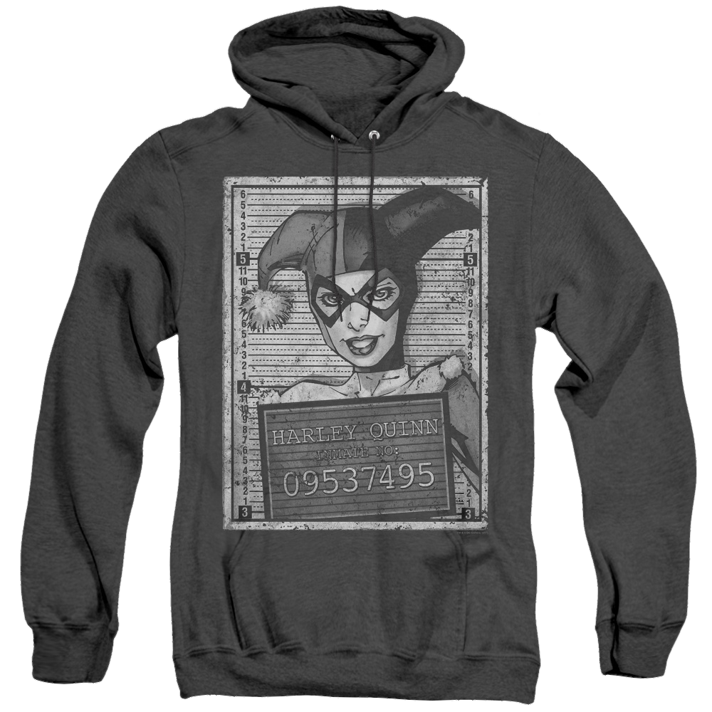 Harley Quinn Harley Inmate - Heather Pullover Hoodie Heather Pullover Hoodie Harley Quinn   