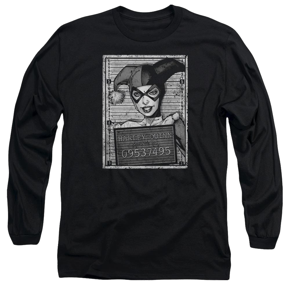 Batman Harley Inmate - Men's Long Sleeve T-Shirt Men's Long Sleeve T-Shirt Harley Quinn   