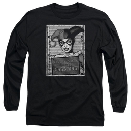 Batman Harley Inmate - Men's Long Sleeve T-Shirt Men's Long Sleeve T-Shirt Harley Quinn   