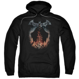 Batman Smoke & Fire - Pullover Hoodie Pullover Hoodie Batman   