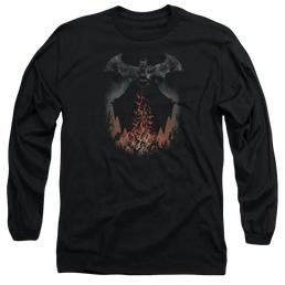 Batman Smoke & Fire - Men's Long Sleeve T-Shirt Men's Long Sleeve T-Shirt Batman   