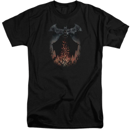 Batman Smoke & Fire - Men's Tall Fit T-Shirt Men's Tall Fit T-Shirt Batman   
