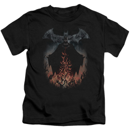 DC Batman Smoke & Fire - Kid's T-Shirt Kid's T-Shirt (Ages 4-7) Batman   