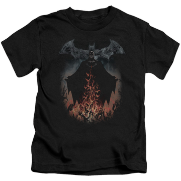 DC Batman Smoke & Fire - Kid's T-Shirt Kid's T-Shirt (Ages 4-7) Batman   