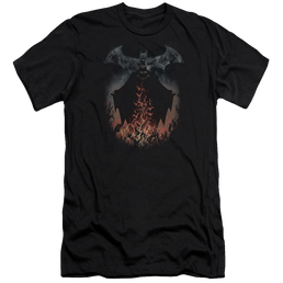 Batman Smoke & Fire - Men's Premium Slim Fit T-Shirt Men's Premium Slim Fit T-Shirt Batman   