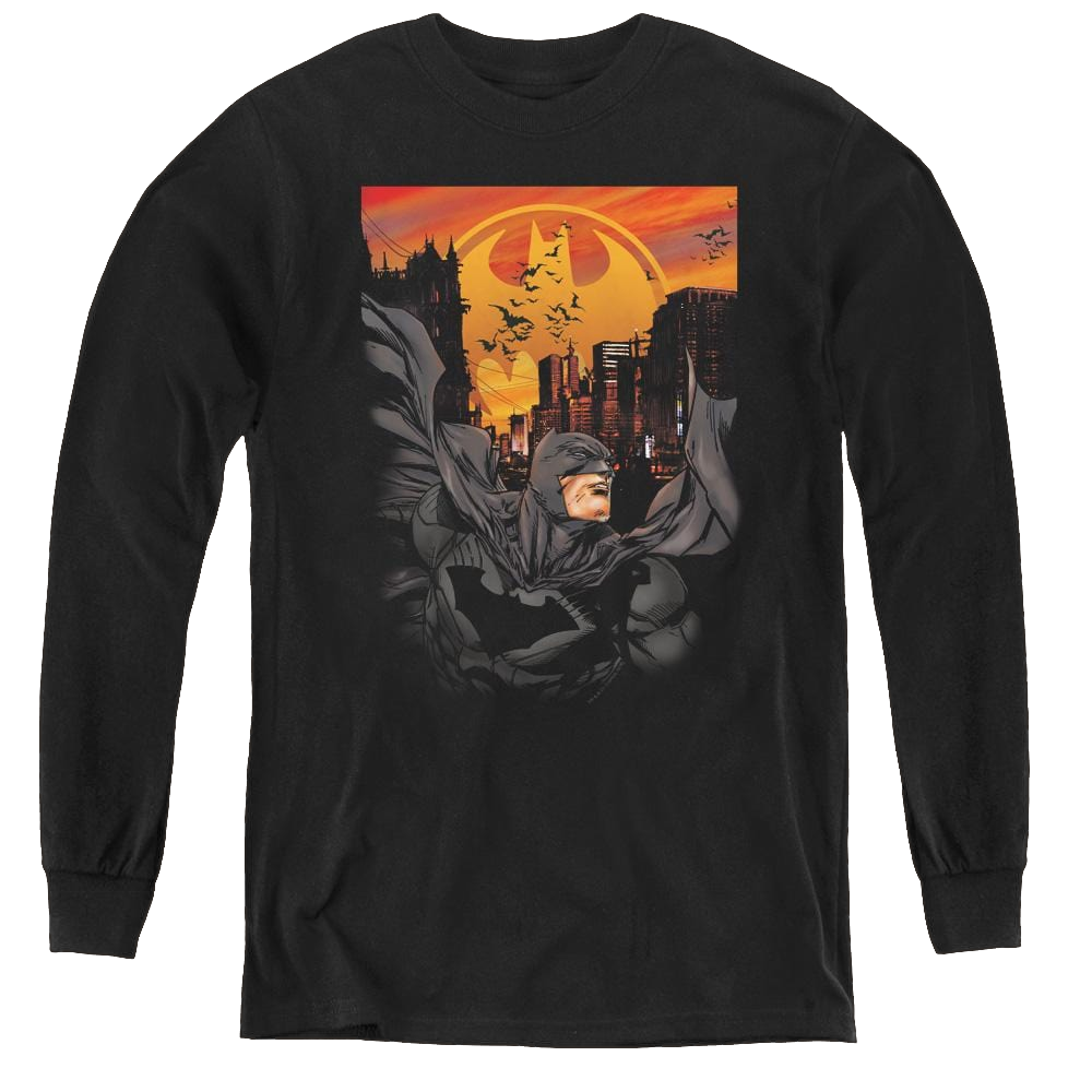 Dc Batman Always On Call - Youth Long Sleeve T-Shirt Youth Long Sleeve T-Shirt Batman   