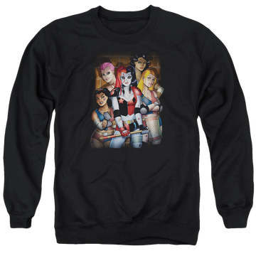 Batman Bad Girls - Men's Crewneck Sweatshirt Men's Crewneck Sweatshirt Harley Quinn   