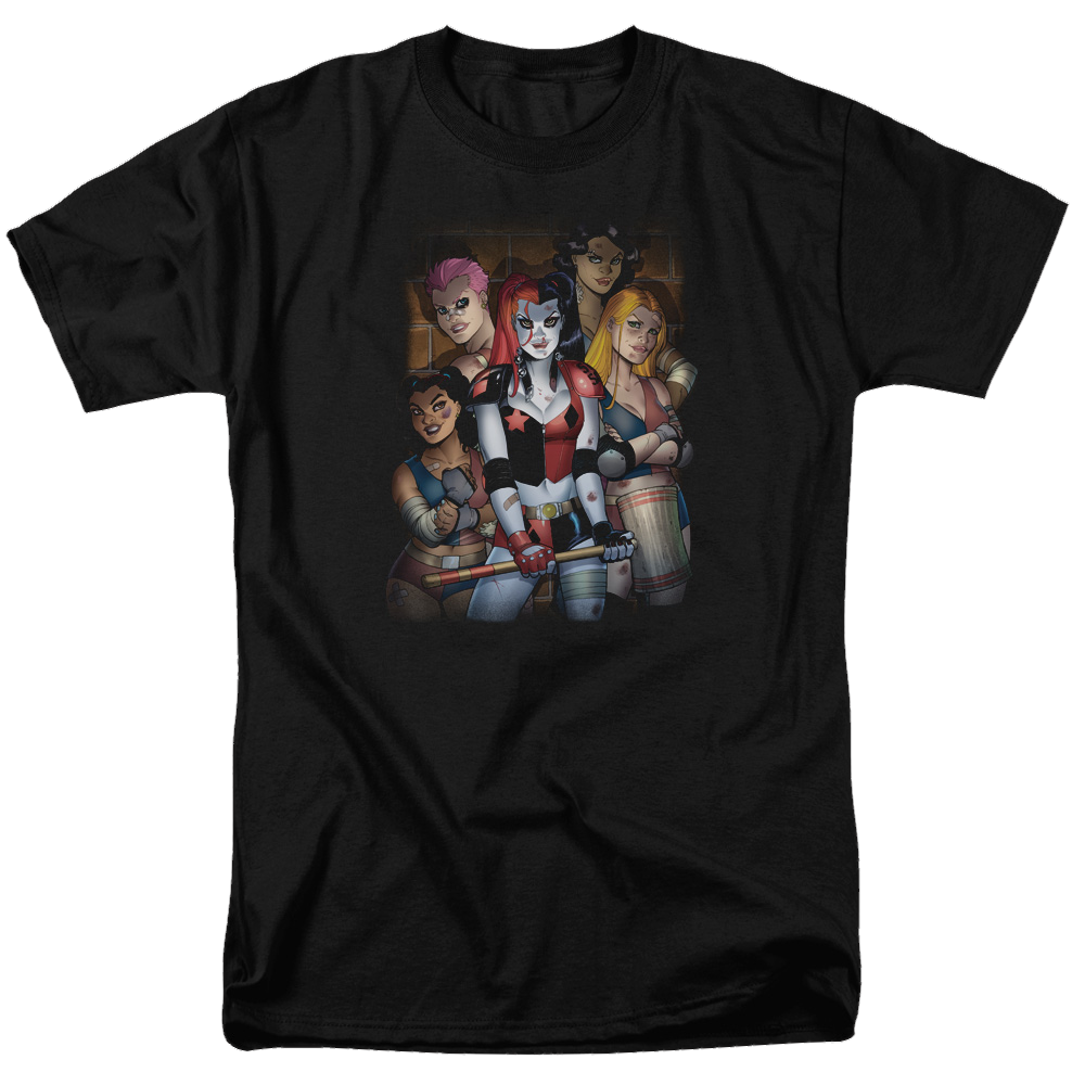 Batman Bad Girls - Men's Regular Fit T-Shirt Men's Regular Fit T-Shirt Harley Quinn   