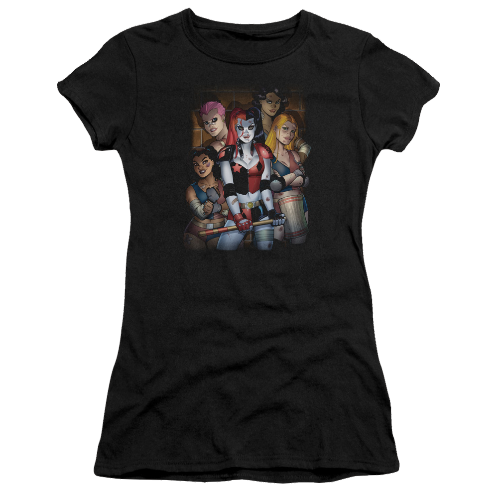 Batman Bad Girls - Juniors T-Shirt Juniors T-Shirt Harley Quinn   